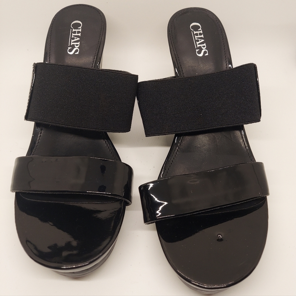 CHAPS Rhoda Wedge Sandal Women's Size 9.5